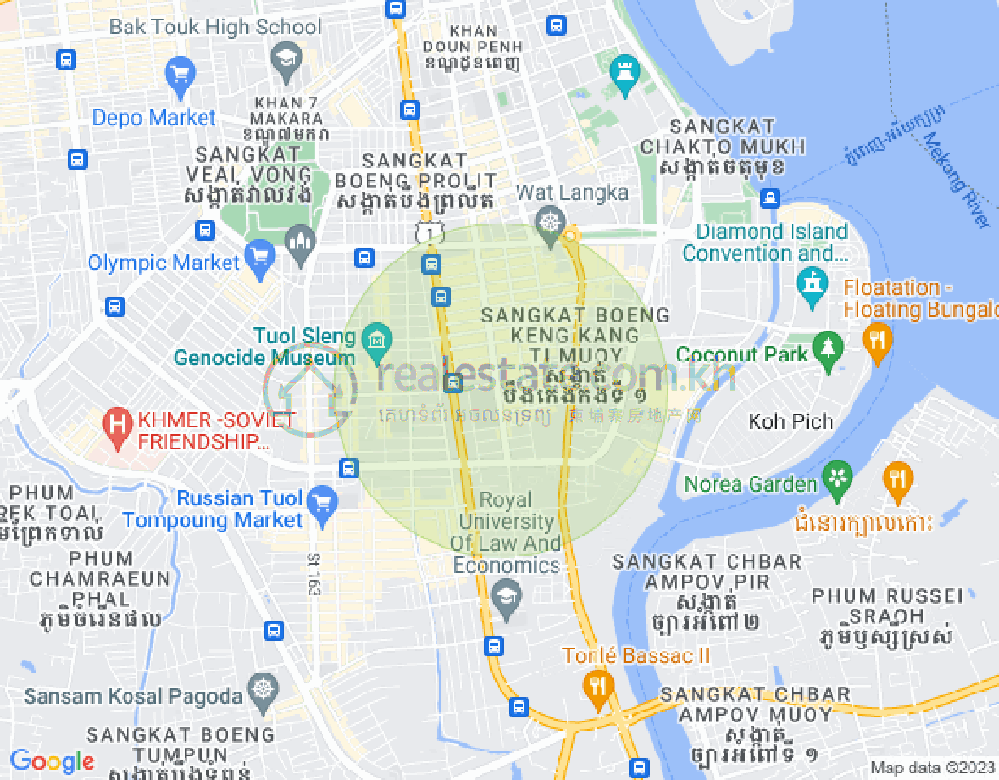 แผนที่ BKK 1, บึงเกงกอง, พนมเปญ