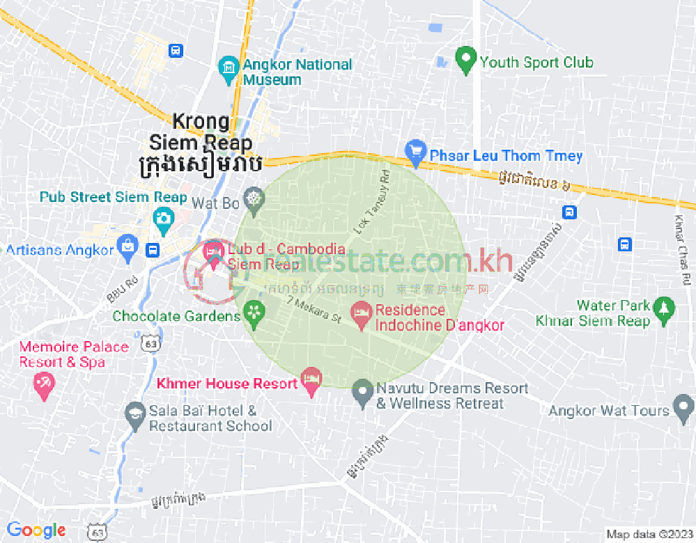 Mapa: Sla Kram, Siem Reap