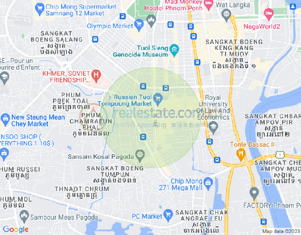 แผนที่ ตวลตุมปุง 1, จัมการมอน, พนมเปญ