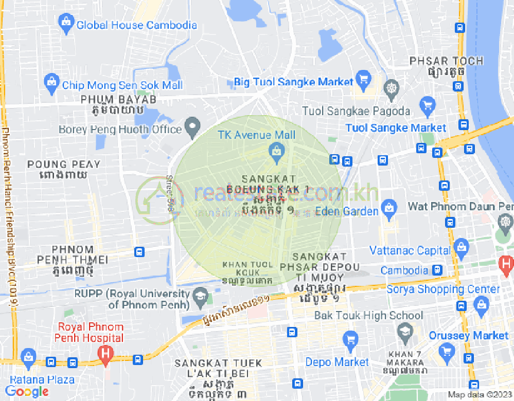 แผนที่ 313, บึงกัก 2, ตuolโกก, พนมเปญ
