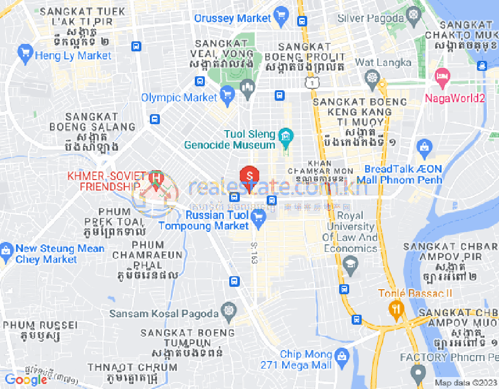 Map of Mittapheap, 7 Makara, Phnom Penh