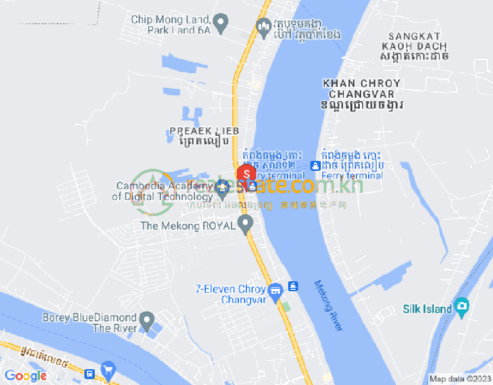 แผนที่ บักแกง, จเรยจังวา, พนมเปญ