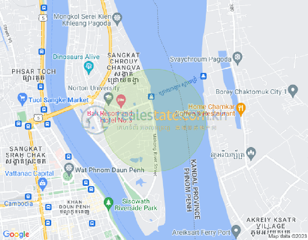 Mapa: Russey Keo, Phnom Penh