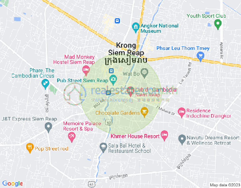 Map of Sala Kamraeuk, Siem Reap