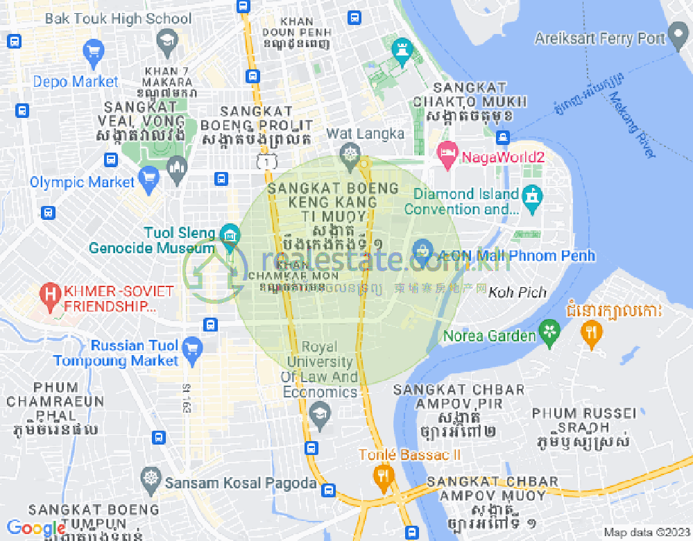 แผนที่ BKK 1, บึงเกงกอง, พนมเปญ