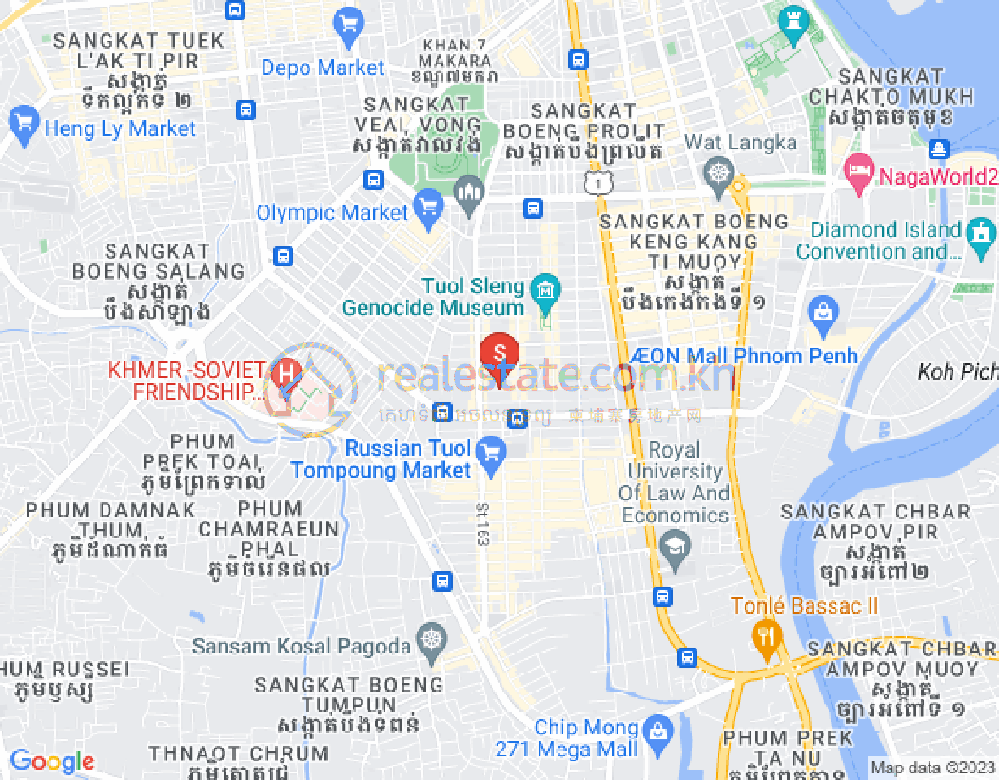 ផែនទី បឹងកេងកង៣, បឹងកេងកង, ភ្នំពេញ