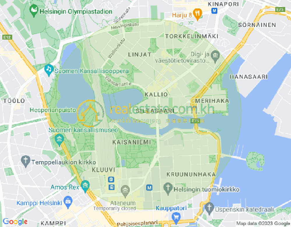 潮州2, 普森芷区, 金边地图