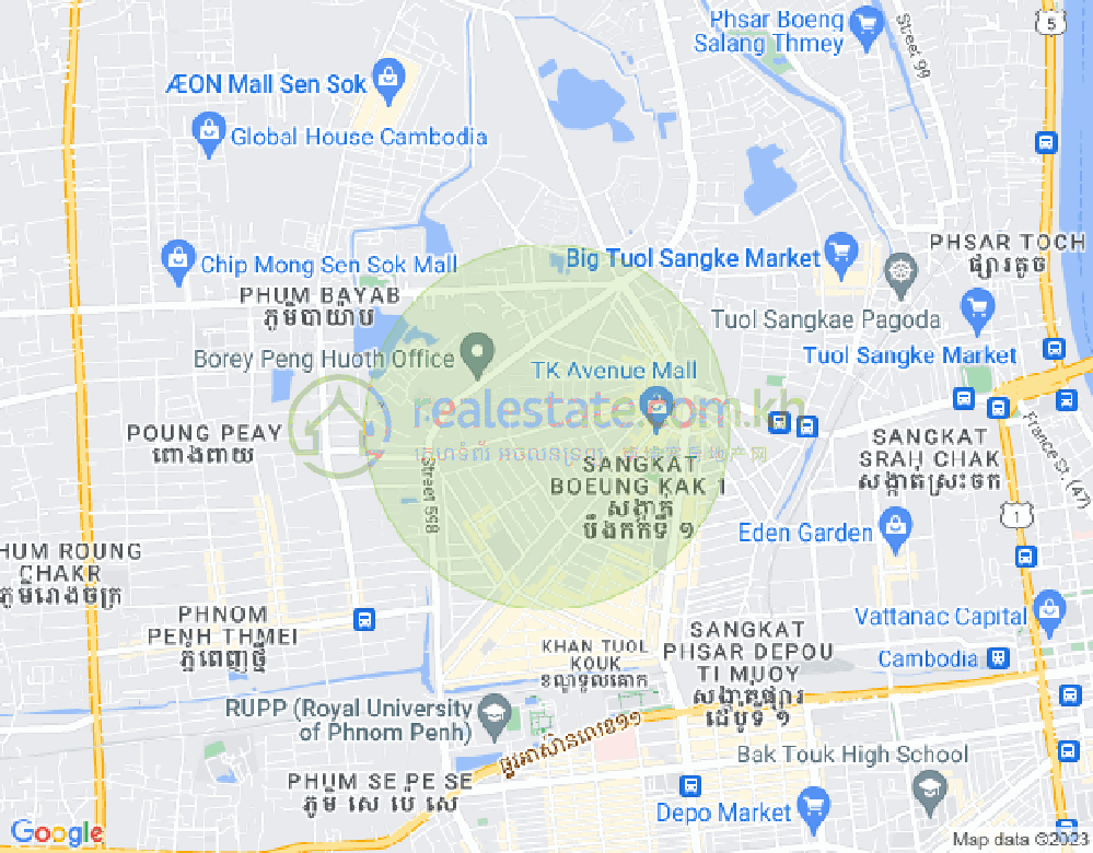 宣城2, 堆谷区, 金边地图