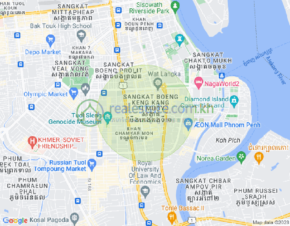 แผนที่ BKK 1, บึงเกงกอง, พนมเปญ