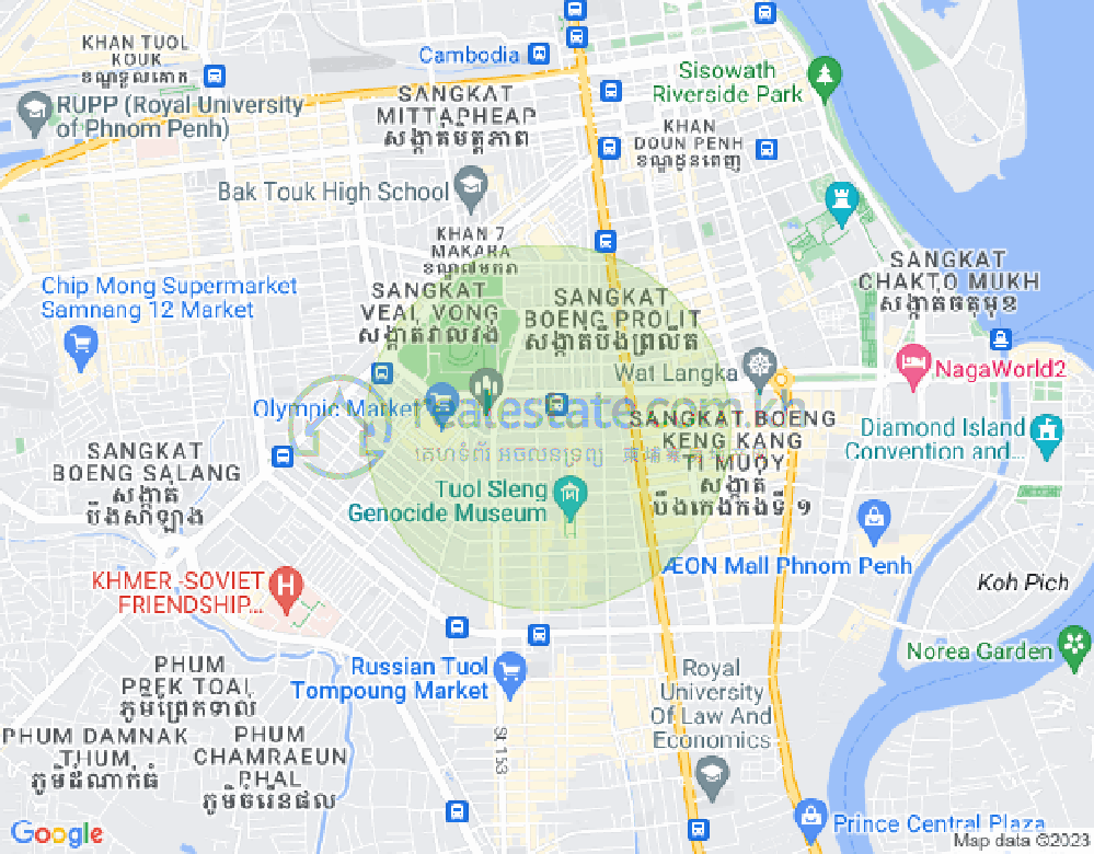 ផែនទី អូឡាំពិក, បឹងកេងកង, ភ្នំពេញ
