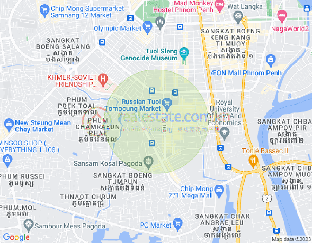 แผนที่ ตวลตุมปุง 1, จัมการมอน, พนมเปญ