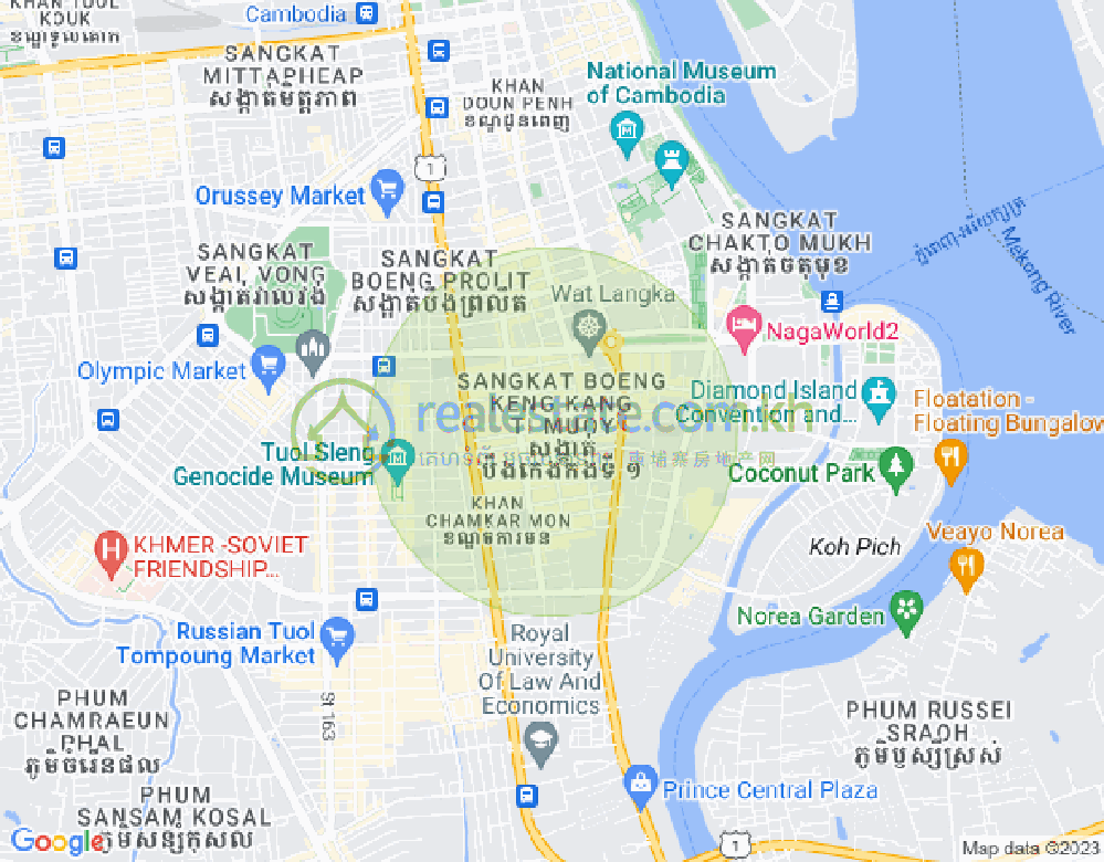 แผนที่ BKK 1, บึงเกงกอง, พนมเปญ