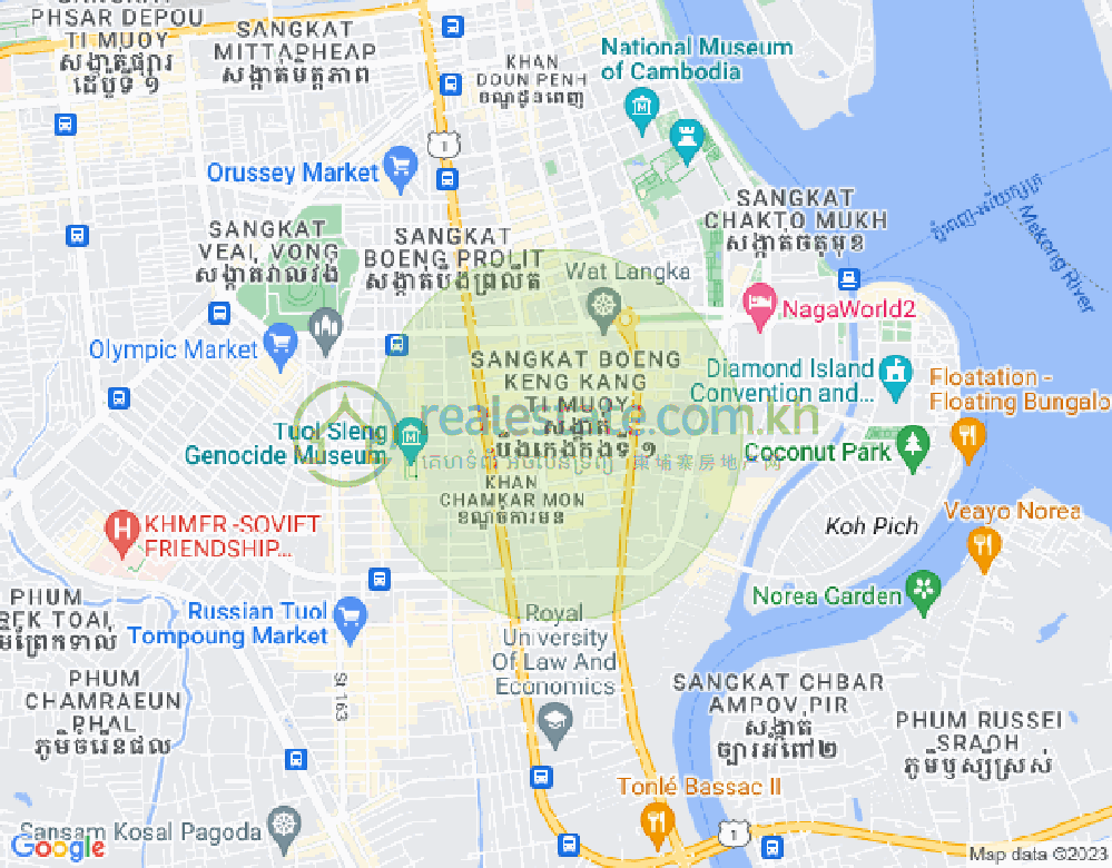 แผนที่ BKK 1, บึงเกงกอง, พนมเปญ