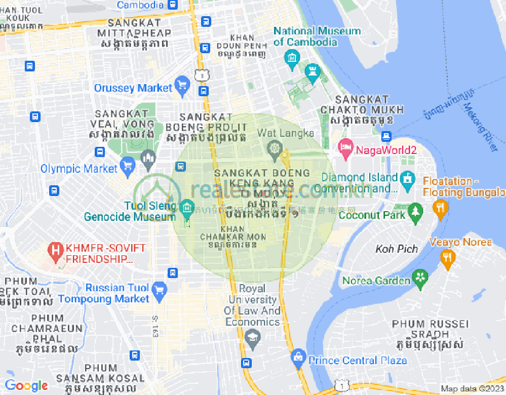 แผนที่ BKK 1, บึงเกงกอง, พนมเปญ