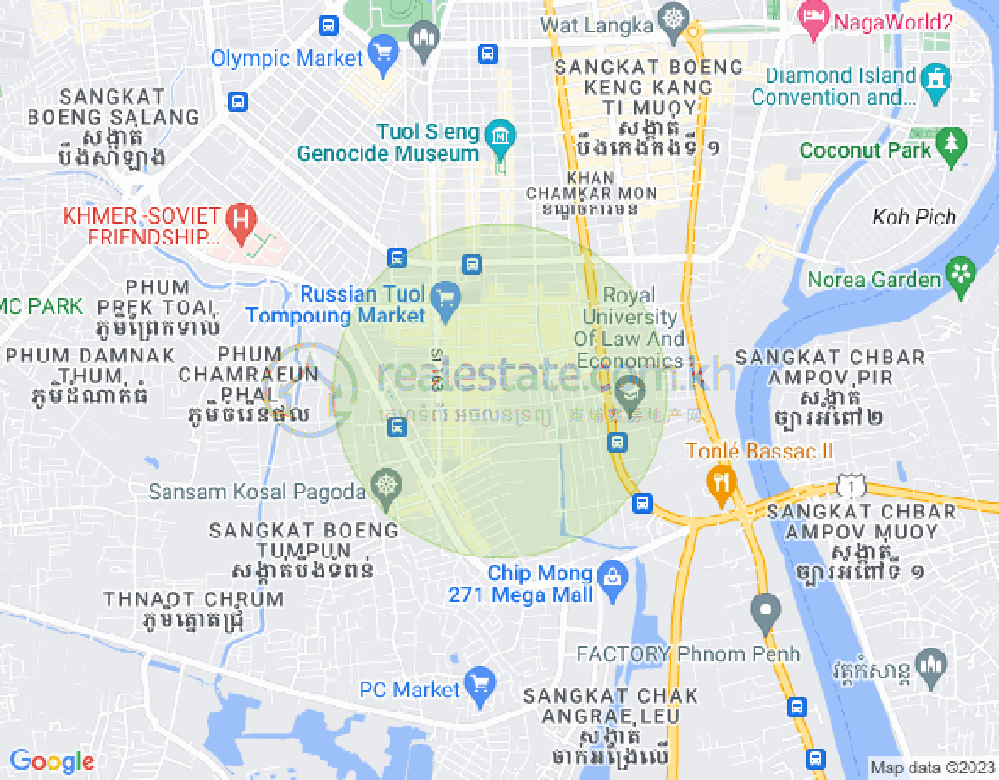 แผนที่ ตวลตุมปุง 1, จัมการมอน, พนมเปญ