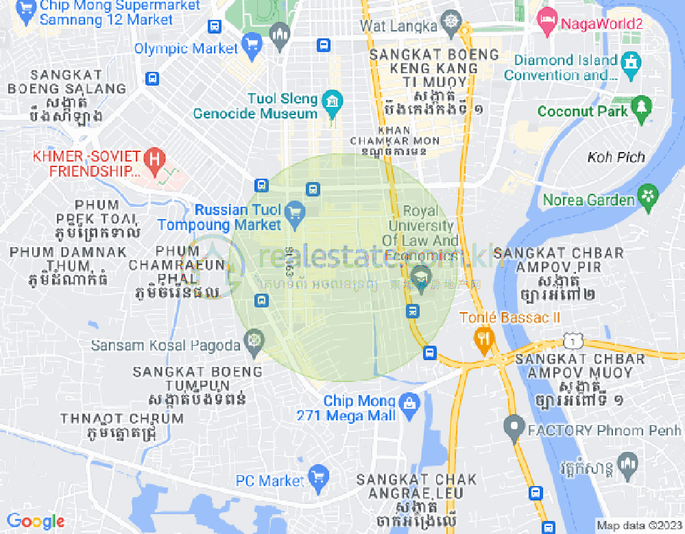 แผนที่ ตวลตุมปุง 1, จัมการมอน, พนมเปญ