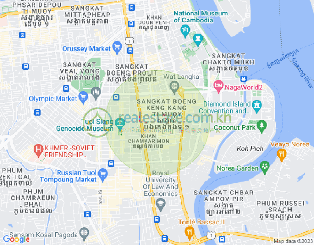 แผนที่ BKK 1, บึงเกงกอง, พนมเปญ