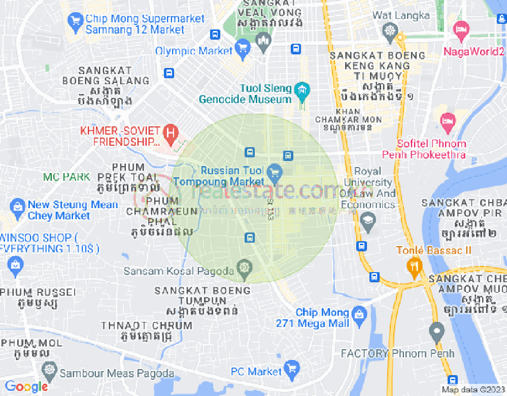 แผนที่ ตวลตุมปุง 1, จัมการมอน, พนมเปญ