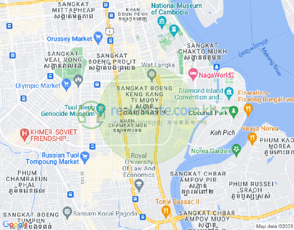แผนที่ BKK 1, บึงเกงกอง, พนมเปญ