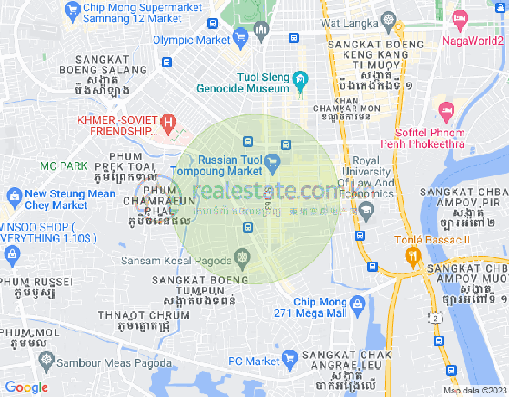 แผนที่ ตวลตุมปุง 1, จัมการมอน, พนมเปญ