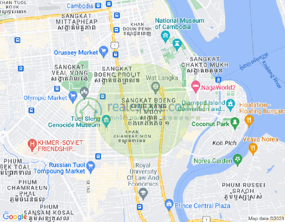 แผนที่ BKK 1, บึงเกงกอง, พนมเปญ