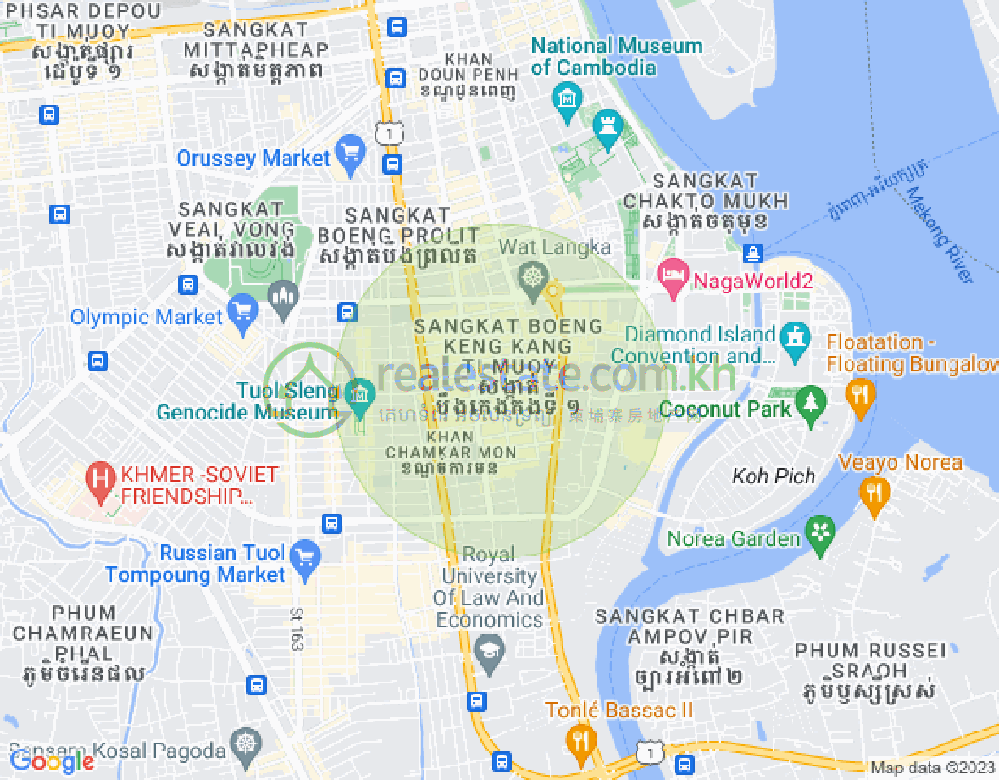 แผนที่ BKK 1, บึงเกงกอง, พนมเปญ