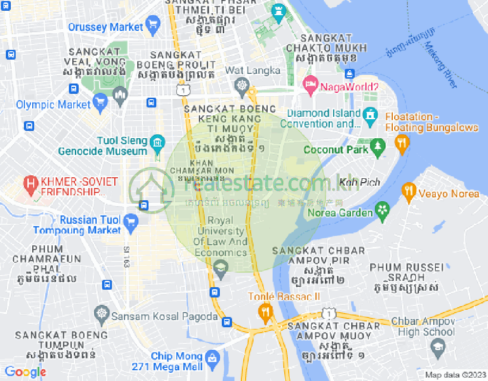 百色河分区, 占卡蒙, 金边地图