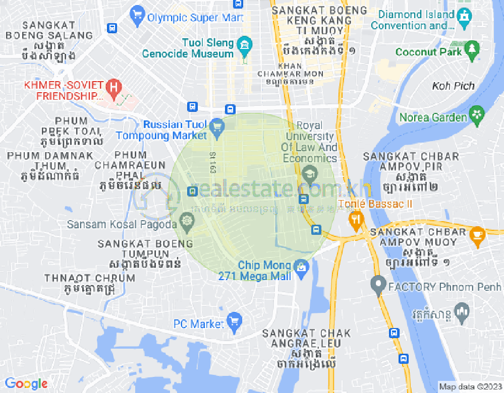 แผนที่ ตวลตุมปุง 1, จัมการมอน, พนมเปญ