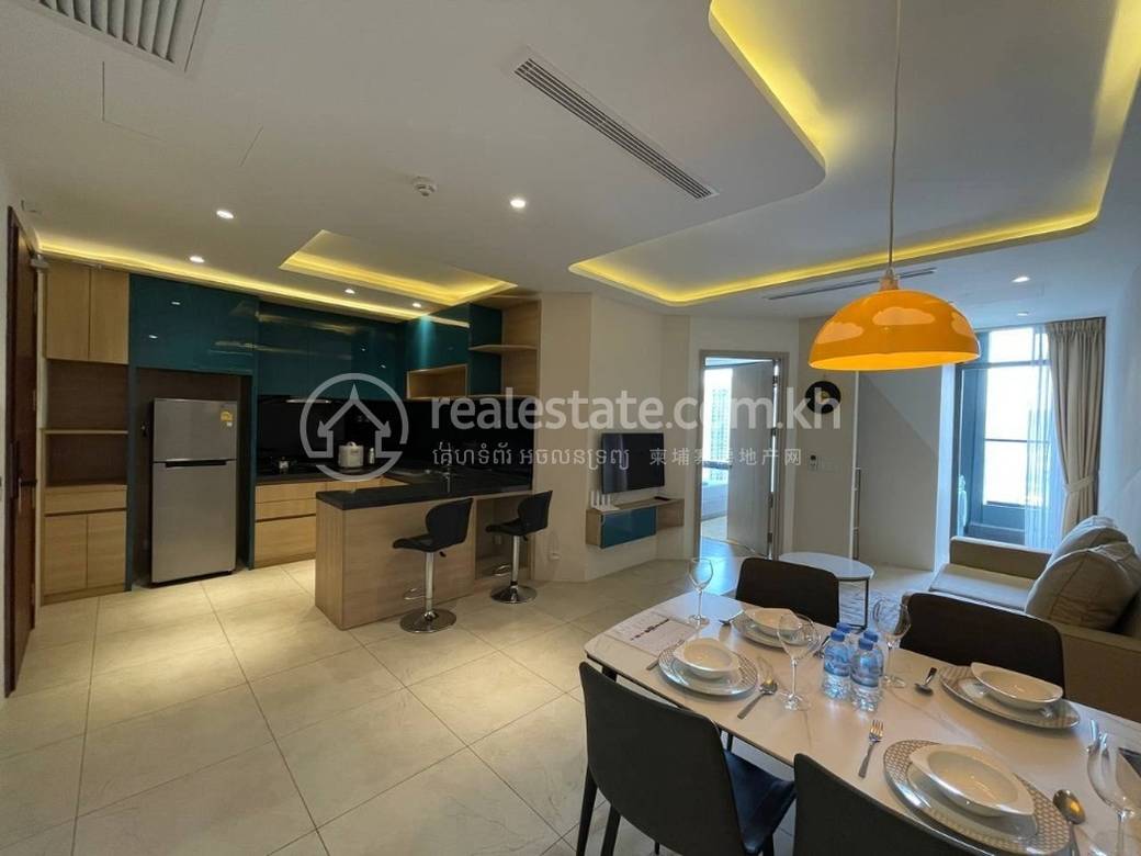 ខុនដូសម្រាប់ជួល  តំលៃ 1,610$/ខែ ជាន់ទី៖ ២៣ : បន្ទប់គេង 1 ទំហំដី : 53.20m2