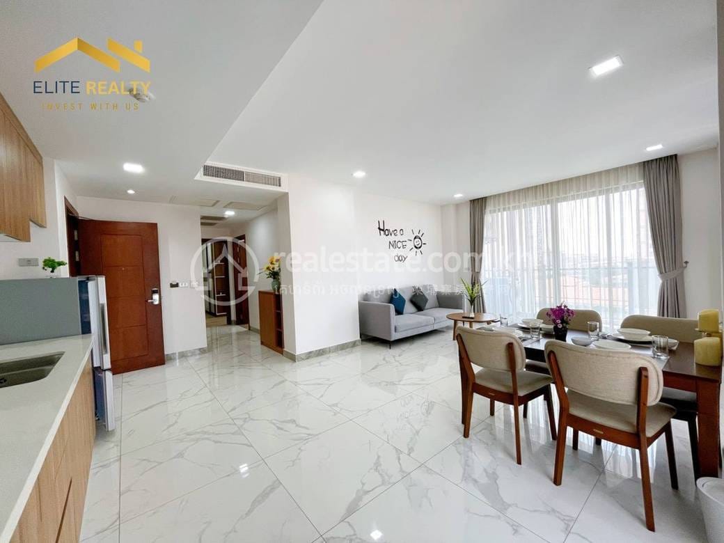 60 sqm Living Size Apartment For Rent in Boeng Keng Kang