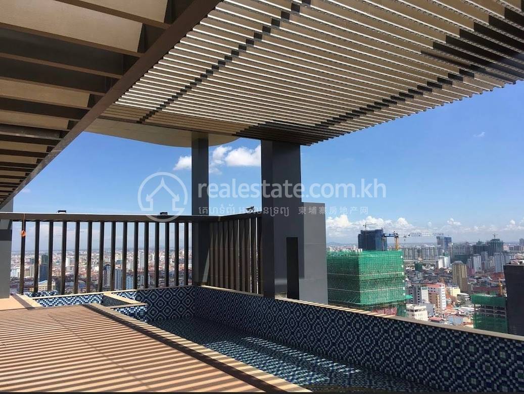 服务式公寓出租，位于万谷湖1分区, 堆谷区, 金边