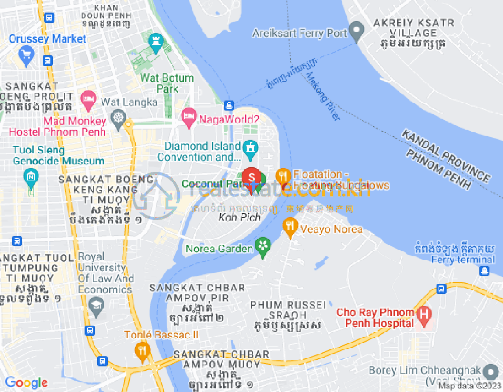 แผนที่ โตนเลบาสัก, จัมการมอน, พนมเปญ