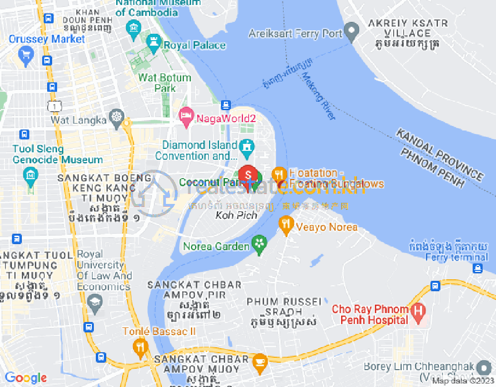 百色河分区, 占卡蒙, 金边地图