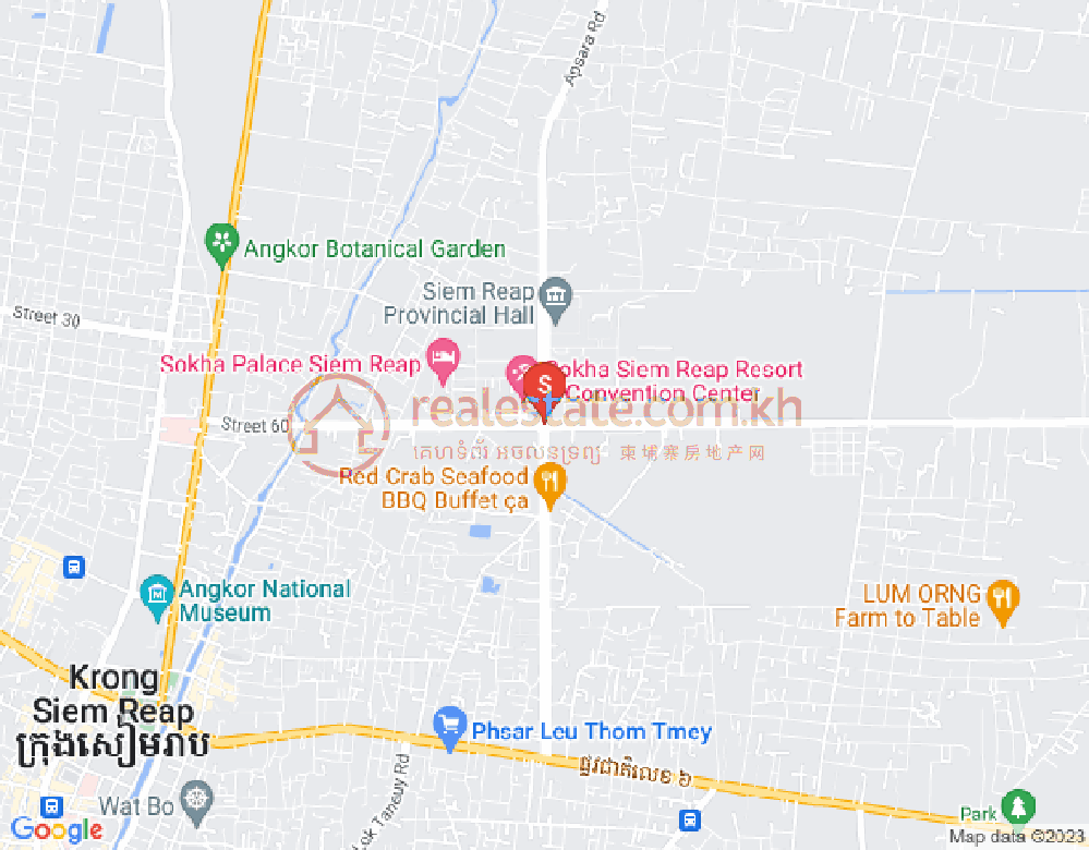 Mapa: Sla Kram, Siem Reap