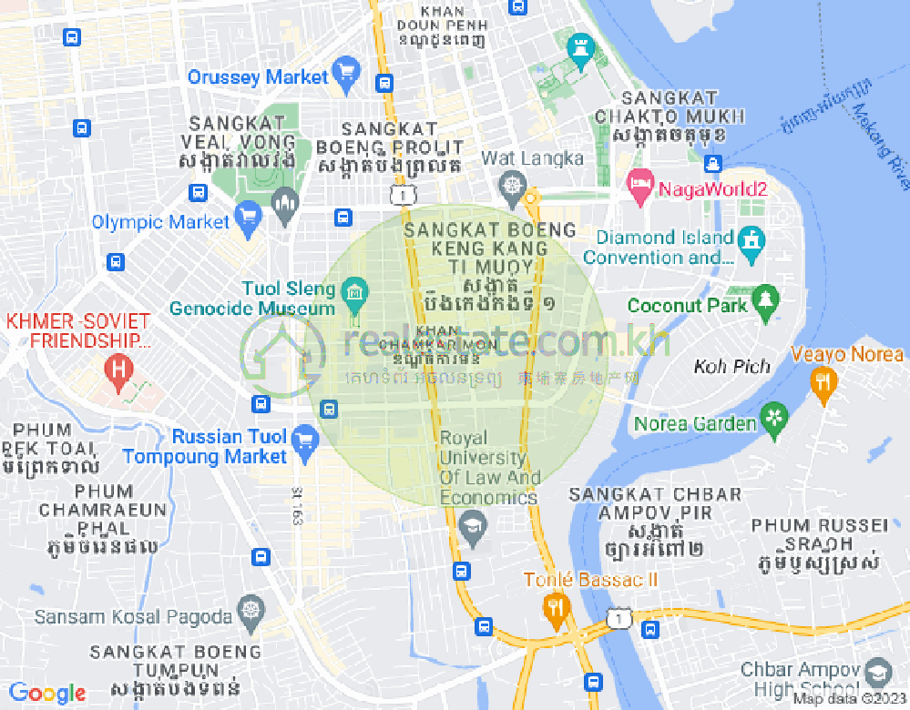 แผนที่ บีเคเค 2, บึงเกงกอง, พนมเปญ