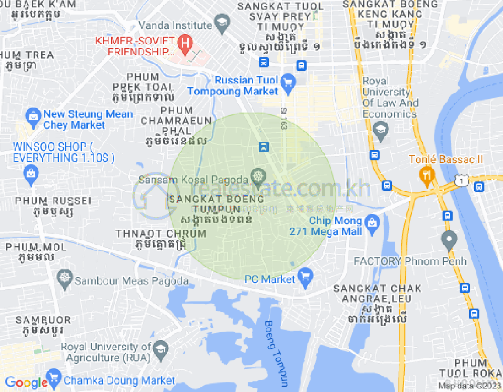 Mapa: Boeung Tumpun 2, Meanchey, Phnom Penh