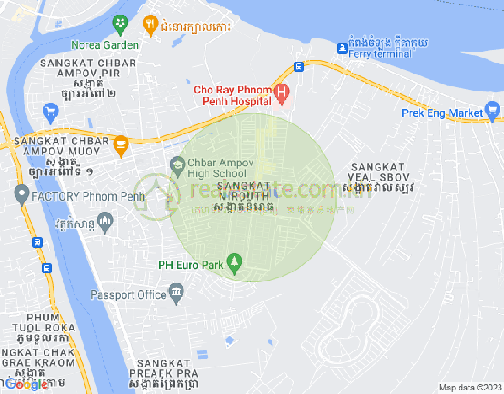 แผนที่ นิรุต, จบาร์อำเปา, พนมเปญ