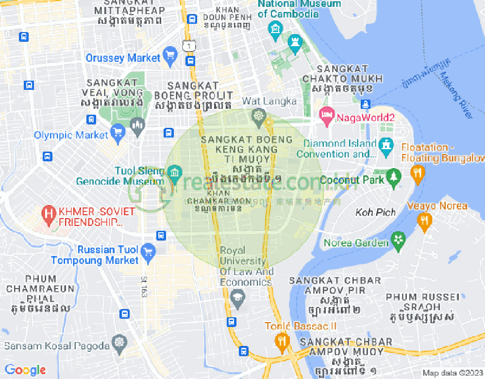 แผนที่ BKK 1, บึงเกงกอง, พนมเปญ