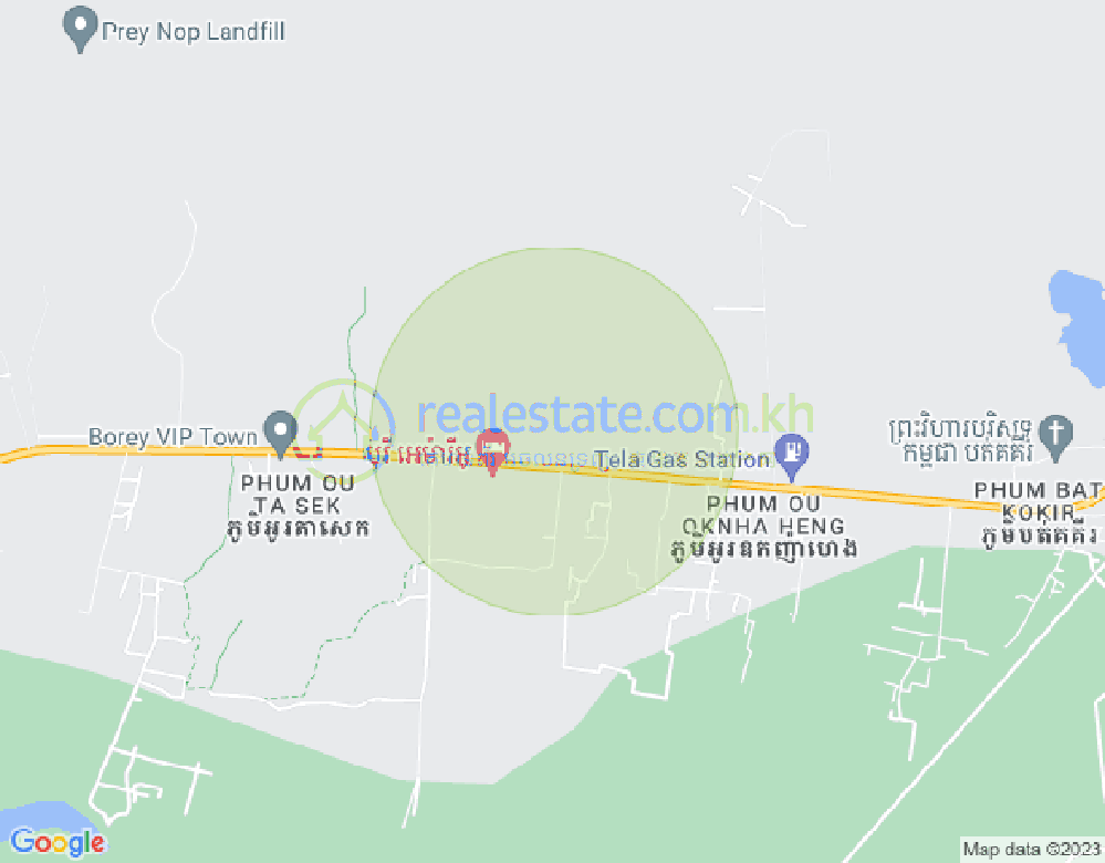 Ou Oknha Heng县, 磅逊, 西哈努克城地图