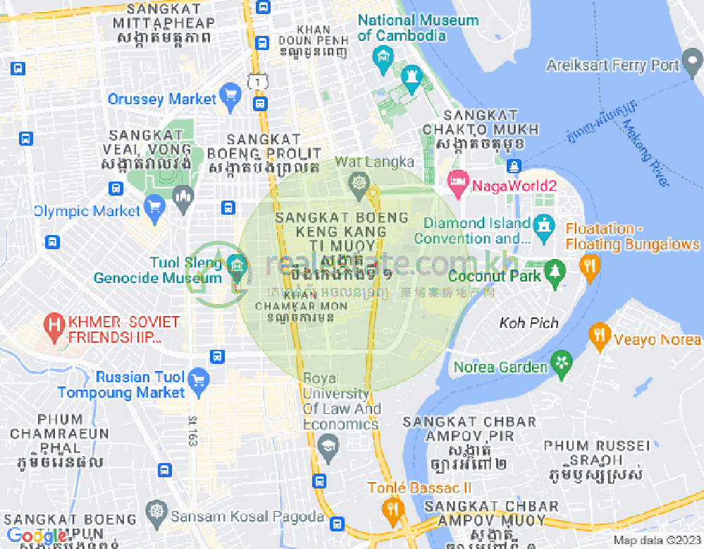 Карта БКК 1, Бынг Кенг Канг, Пномпень