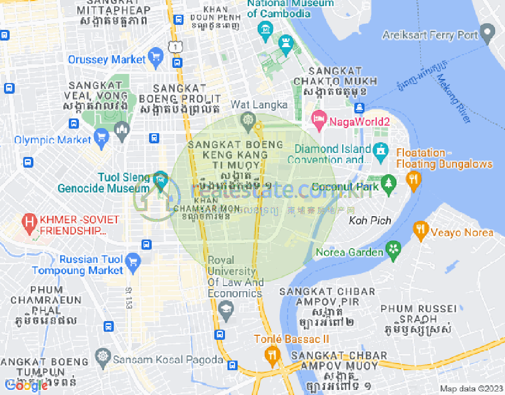 Карта БКК 1, Бынг Кенг Канг, Пномпень