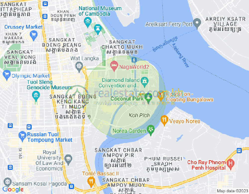 แผนที่ โตนเลบาสัก, จัมการมอน, พนมเปญ