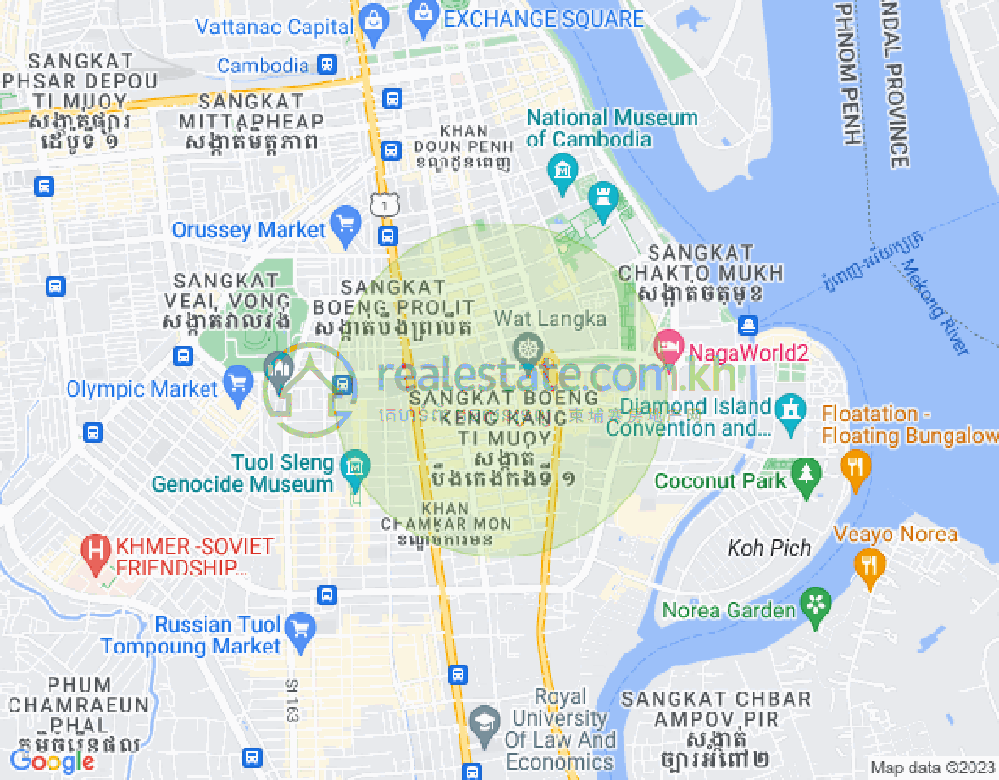 แผนที่ BKK 1, บึงเกงกอง, พนมเปญ