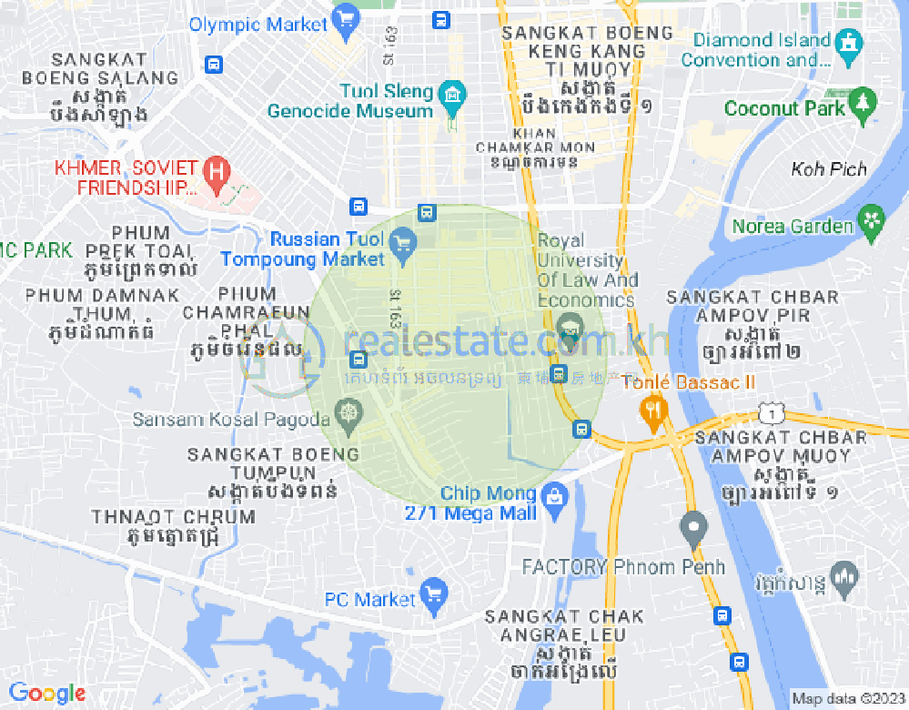 แผนที่ ตวลตุมปุง 1, จัมการมอน, พนมเปญ