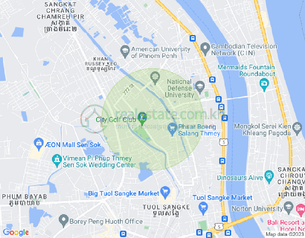 Mapa: Russey Keo, Phnom Penh
