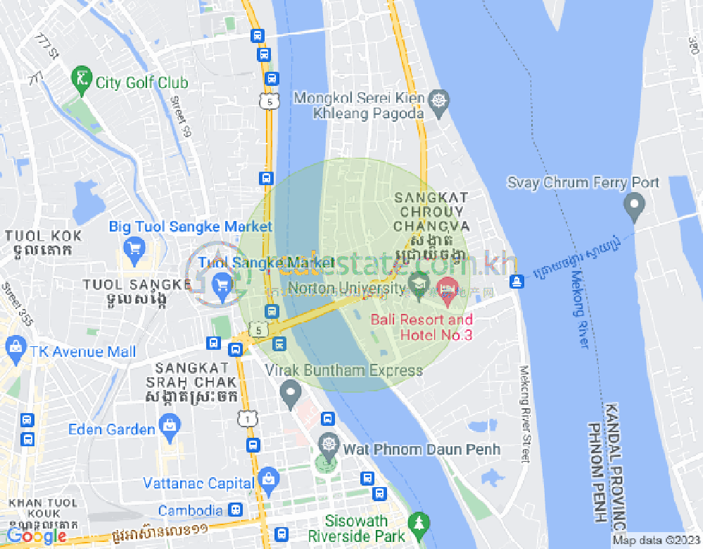 Map of La Vista One