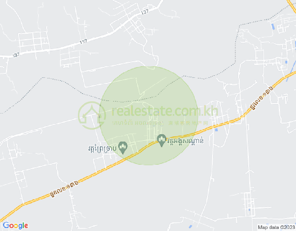 Mapa: 1 ផ្លូវភូមិ, Preah Srae, Odongk, Kampong Speu