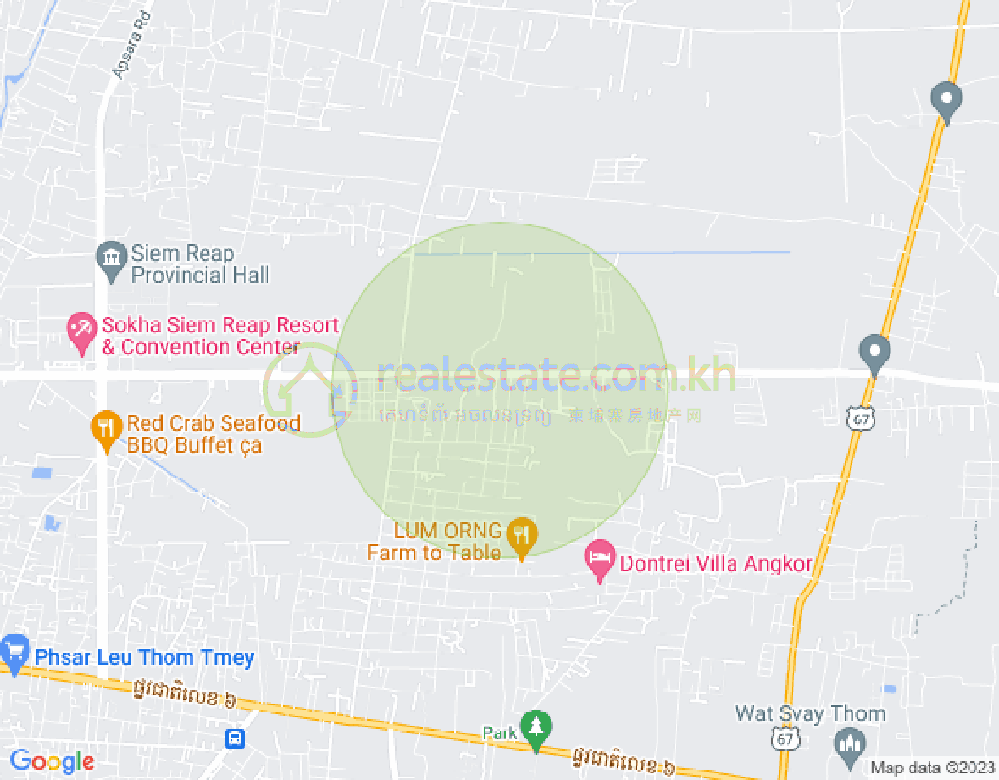 Mapa: Nokor Thum, Siem Reap