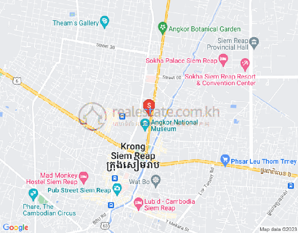 Mapa: Sla Kram, Siem Reap