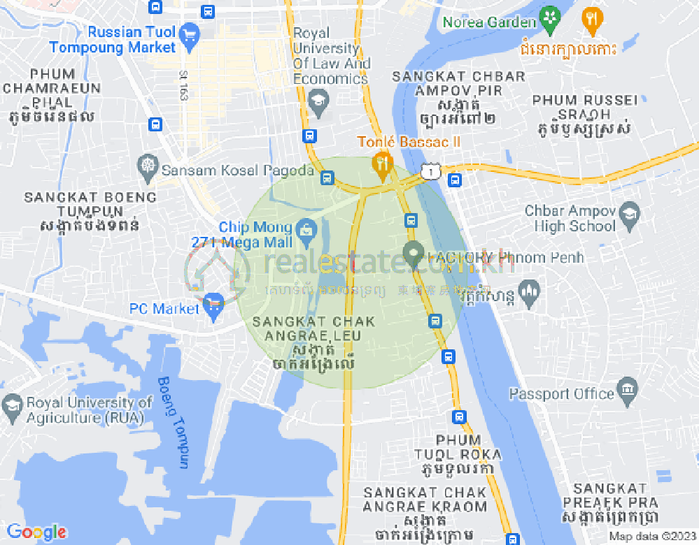 庆丰屯2, 棉芷区, 金边地图